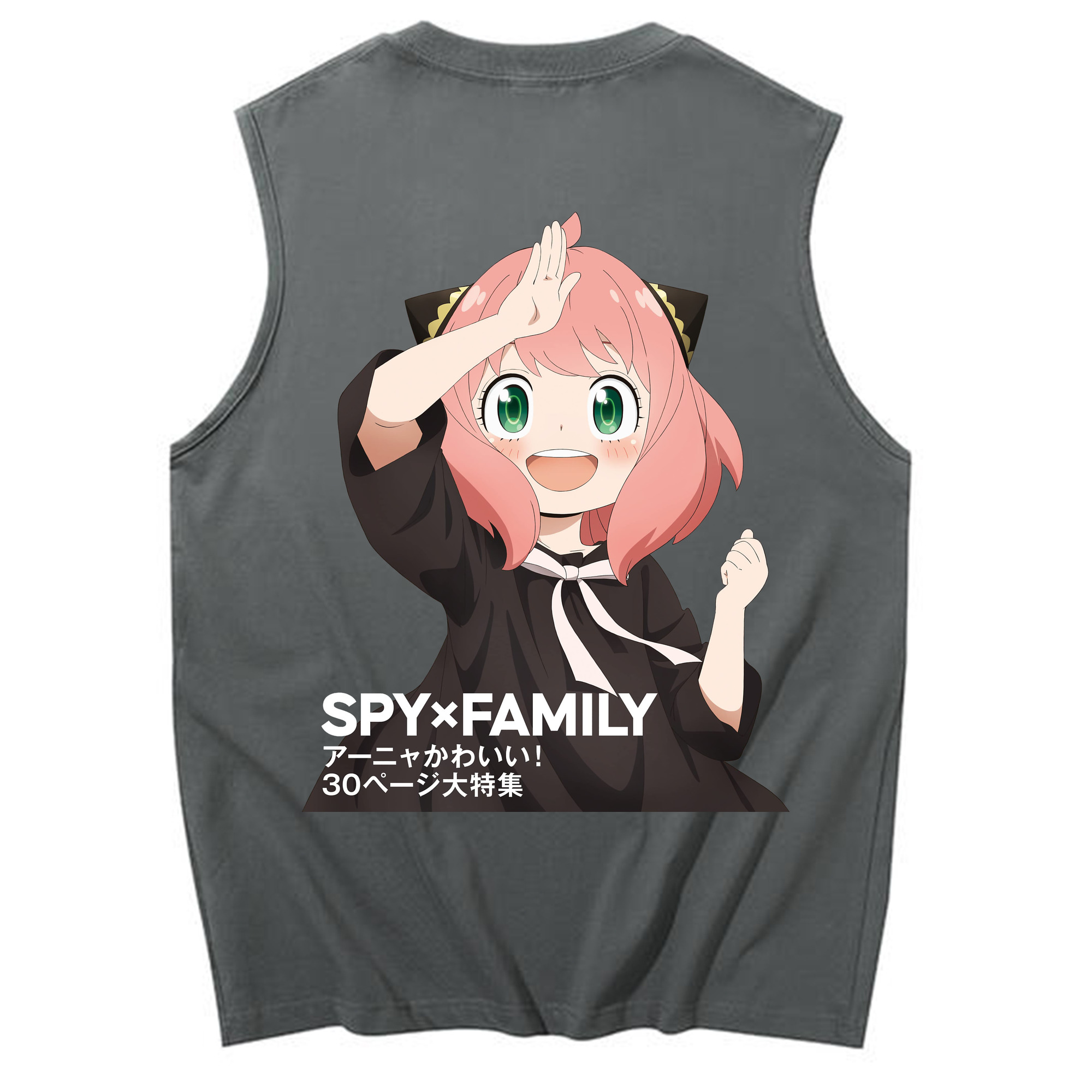 （画像用） SPY×FAMILY间谍家家酒 コットン100％タンクトップ（背面プリント）